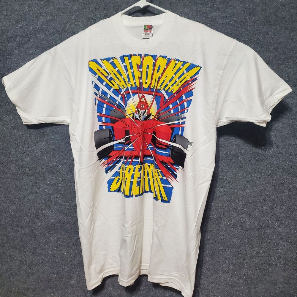 Vintage California Screamin Inaugural 90s Shirt Mens 2XL Fruit Of The Loom Heavy